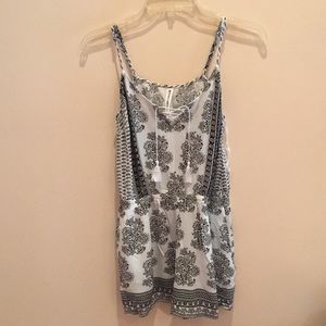Black and White Romper
